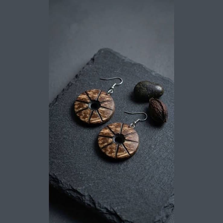 Coconut Shell Earrings