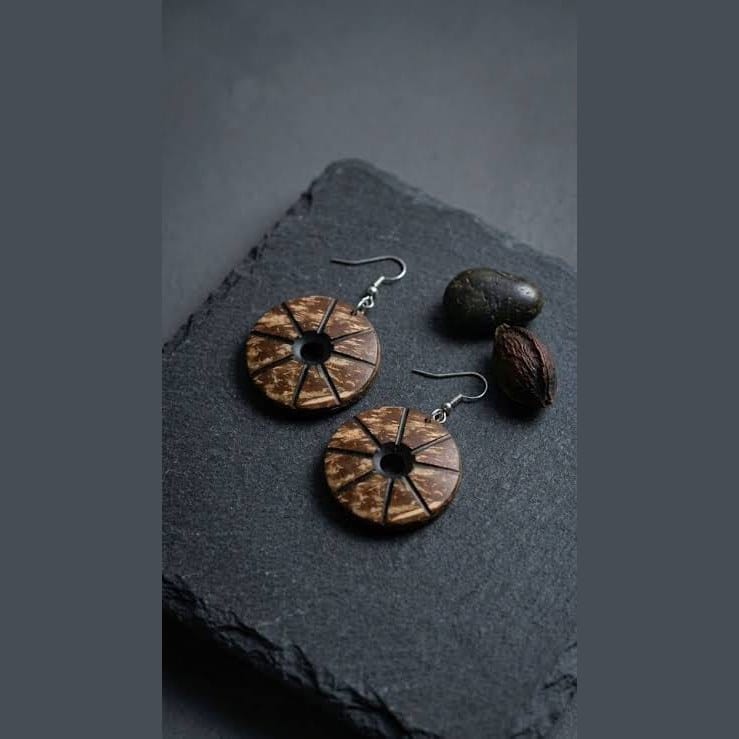 Coconut Shell Earrings