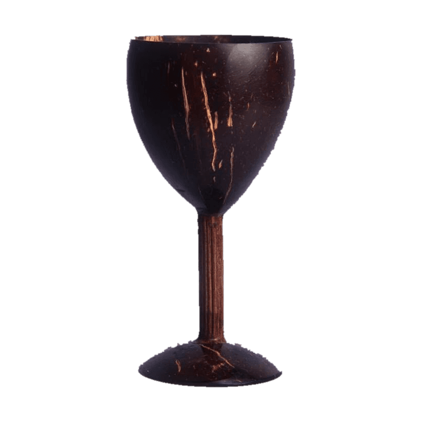Coconut Shell Wine Glass — Set of 2